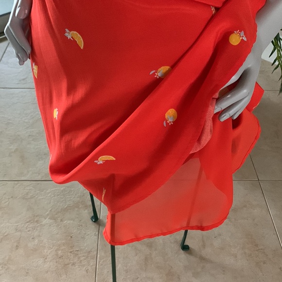 Astr The Label Nancy Dress - Atomic Orange - Picture 12 of 16